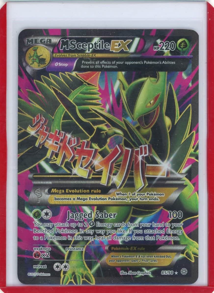 Mega Sceptile EX Pokemon Ancient Origins Full-Art #85/98 – Official Pokemon TCG Product